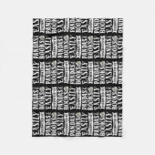 Book Lover Librarian Bookworm Reading Club Fleece Deken (Voorkant)