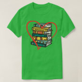 Book Lover Librarian Reading Bookworm Reader T-shirt (Design voorkant)