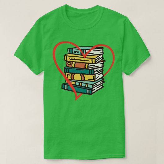 Book Lover Librarian Reading Bookworm Reader T-shirt (Design voorkant)