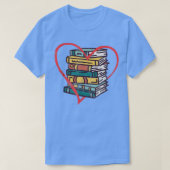 Book Lover Librarian Reading Bookworm Reader T-shirt (Design voorkant)
