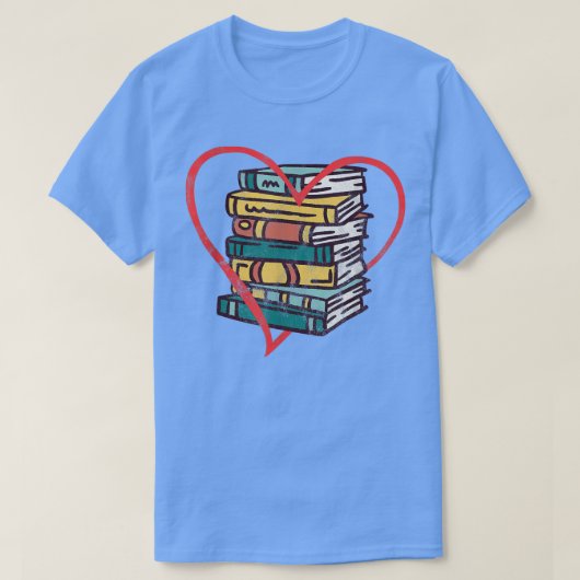 Book Lover Librarian Reading Bookworm Reader T-shirt (Design voorkant)