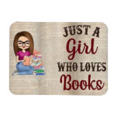 Book Lover Magneet (Horizontaal)