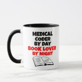 Book Lover Medical Coder Mok (Links)