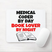 Book Lover Medical Coder Muismat (Met muis)