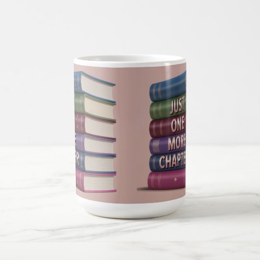 Book Lover Morphing Mug Magische Mok (Midden)