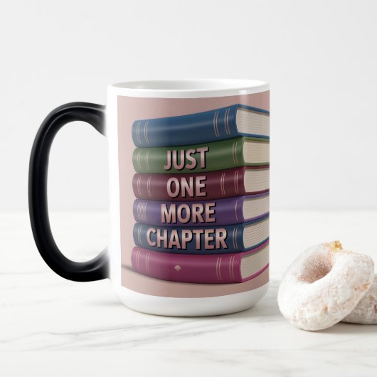 Book Lover Morphing Mug Magische Mok (Met donut)