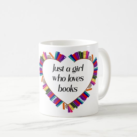 Book Lover Mug Koffiemok (Voorkant rechts)