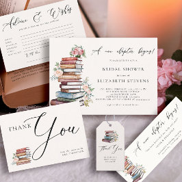 Book Lover New Chapter Bookish Literary Thank You Cadeaulabel