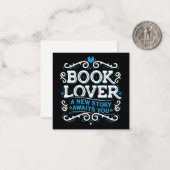 Book Lover Note Kaart Notitiekaartje (Voorkant / Achterkant in situ)