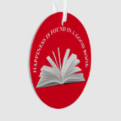 Book Lover Ornament (voorkant)
