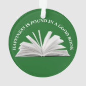 Book Lover Ornament (achterkant)
