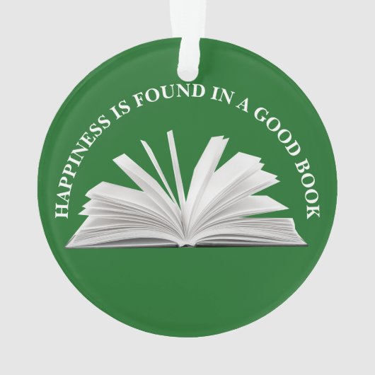 Book Lover Ornament (achterkant)