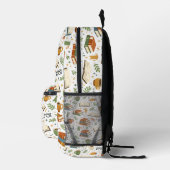 Book Lover Pattern Back To School Backpack Bedrukte Rugzak (Rechts)