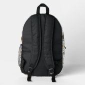 Book Lover Pattern Back To School Backpack Bedrukte Rugzak (Achterkant)
