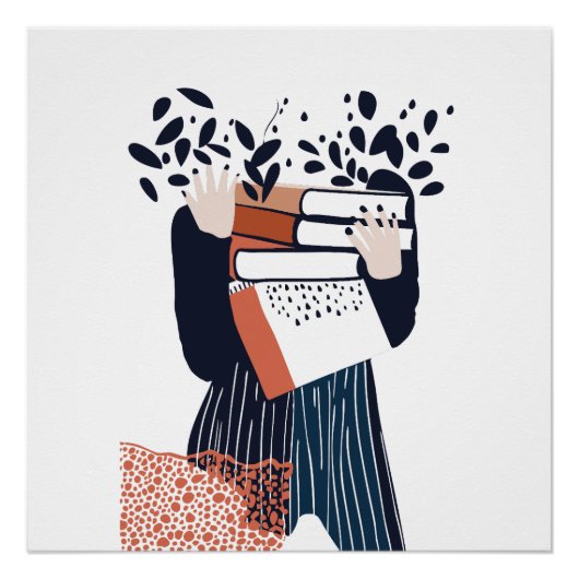 book lover perfect poster (Voorkant)