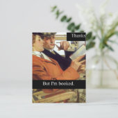 Book Lover Reader Bedankt, maar ik ben geboekt Briefkaart (Staand voorkant)