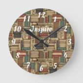 Book Lover Ronde Klok (Voorkant)
