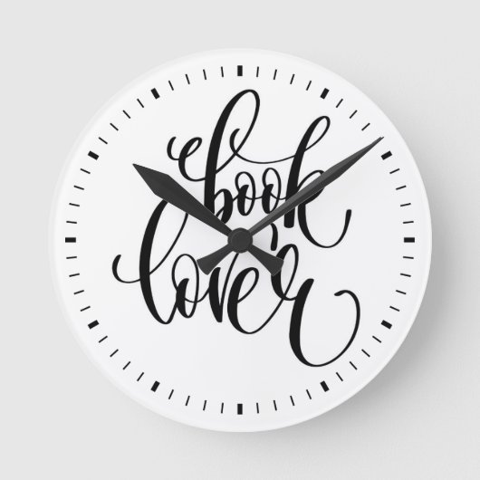 Book Lover Ronde Klok (Voorkant)