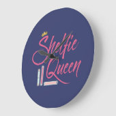Book Lover Shelfie Queen Grote Klok (Hoek)