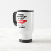 Book Lover Spraak Patholoog Reisbeker (Voorkant links)