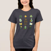 Book Lover Spring Edition Tri-Blend Shirt (Voorkant)