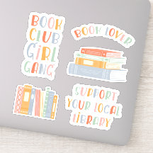 Book Lover Sticker Set
