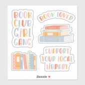 Book Lover Sticker Set (Vel)