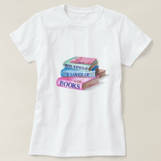 Book Lover T-shirt (Design voorkant)