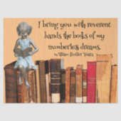 Book Lover Tissue Paper Tissuepapier (Voorkant)