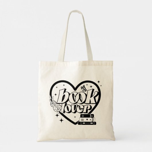 Book Lover Tote Bag (Achterkant)