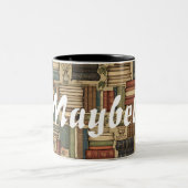 Book Lover Tweekleurige Koffiemok (Center)