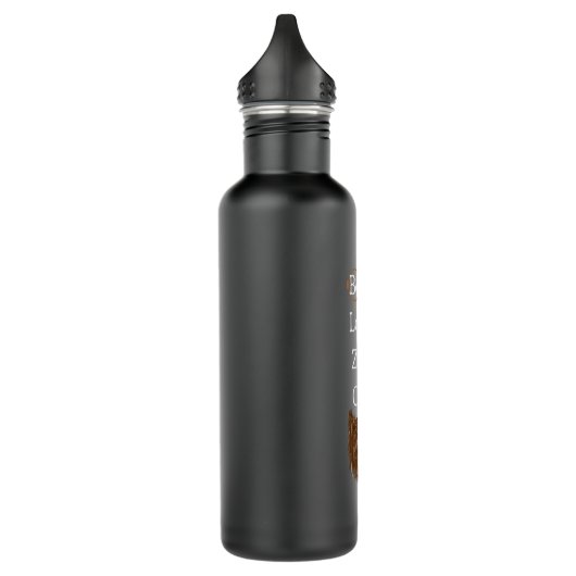 Book Lover Zero Chill Black Water Bottle Waterfles (Links)
