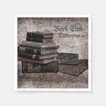 Book Lovers  Book Club Paper Napkins