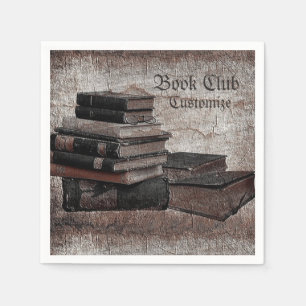 Book Lovers  Book Club Paper Napkins Servet