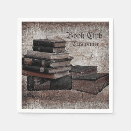 Book Lovers  Book Club Paper Napkins Servetten