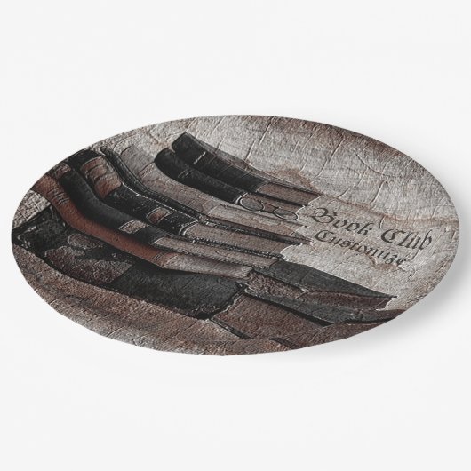 Book Lovers Book Club Papieren Bordje (Gekanteld)