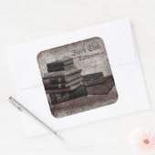 Book Lovers Book Club Vierkante Sticker (Envelop)