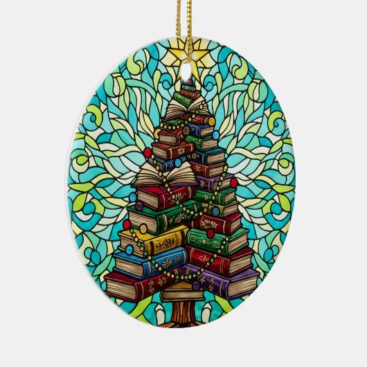 Book Lovers Bookish Christmas Tree Ornament (Rechts)