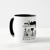 Book Lover's Booktrovert Funny Saying Mok (Voorkant links)