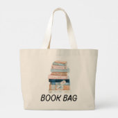 Book Lover's  Grote Tote Bag (Achterkant)