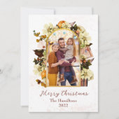 Book Lovers kerstfotokaart Kaart (Voorkant)