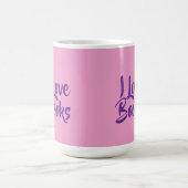 Book Lovers Pink Morphing Mug Magische Mok (Midden)