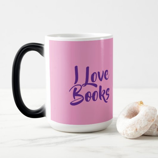Book Lovers Pink Morphing Mug Magische Mok (Met donut)