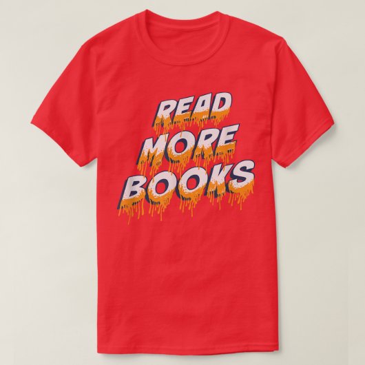 Book Lovers Read More Books Librarian Apparel  T-shirt (Design voorkant)