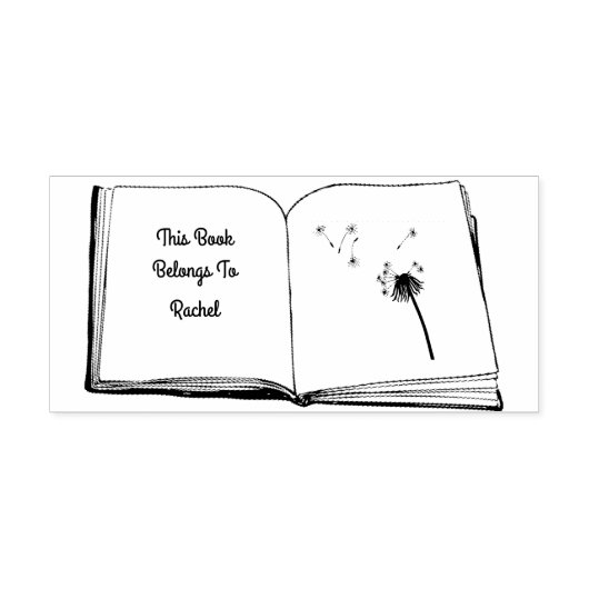 Book Lovers Stamp Rubberstempel (Afrduk)