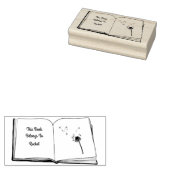 Book Lovers Stamp Rubberstempel (Gestempeld)