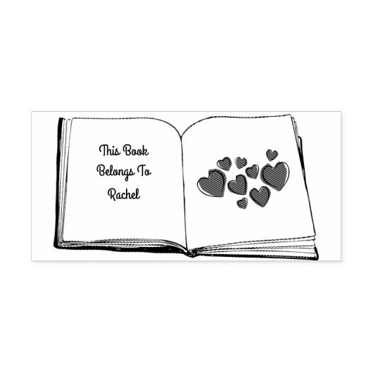 Book Lovers Stamp Rubberstempel (Afrduk)