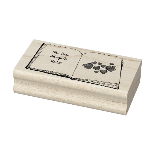 Book Lovers Stamp Rubberstempel (Stempel)