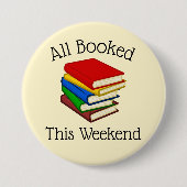 Book Lovers Weekend Button (Voorkant)