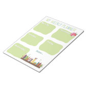 Book Lovers Weekly Planner Notepad Notitieblok (Schuin)